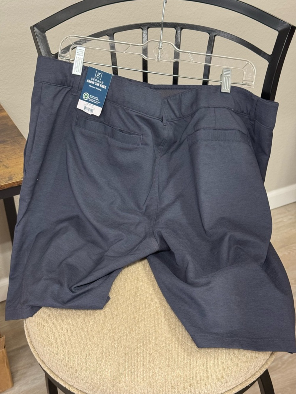 George Men's Dark Navy Hybrid Shorts - Picture 4 of 5